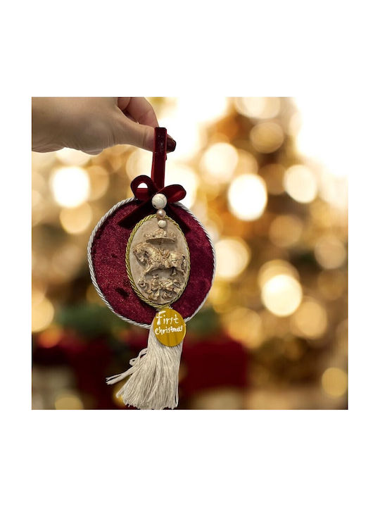 Hanging Wooden New Year's Lucky Charm