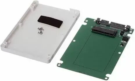 Външна Кутия Cy 1741540 8867-k 1.8 mSATA 16pin SSD Към 2.5 SATA 22pin Бяла