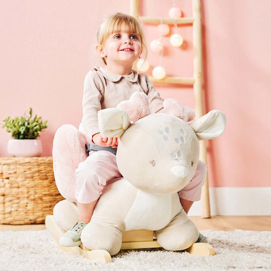 Nattou Rocking Toy Deer for 36+ Months Beige