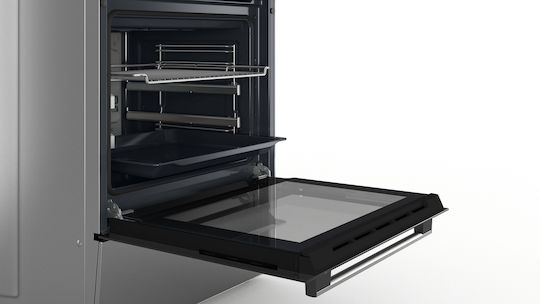 Bosch Herd 66Es mit Keramikkochfeldern B60cm. Inox