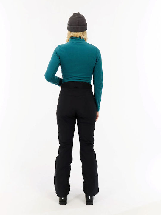 Winter Women's Fleece Blouse with Zipper Rainstorm Blue