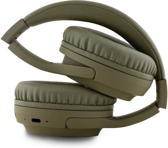 DKNY Arch Logo Ασύρματα Bluetooth Over Ear Ακουστικά Πράσινα