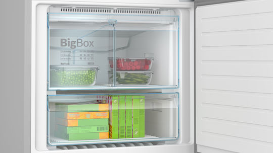 Bosch Ψυγειοκαταψύκτης 526lt Total NoFrost Υ186xΠ75xΒ80εκ. Inox KGN76XIEP