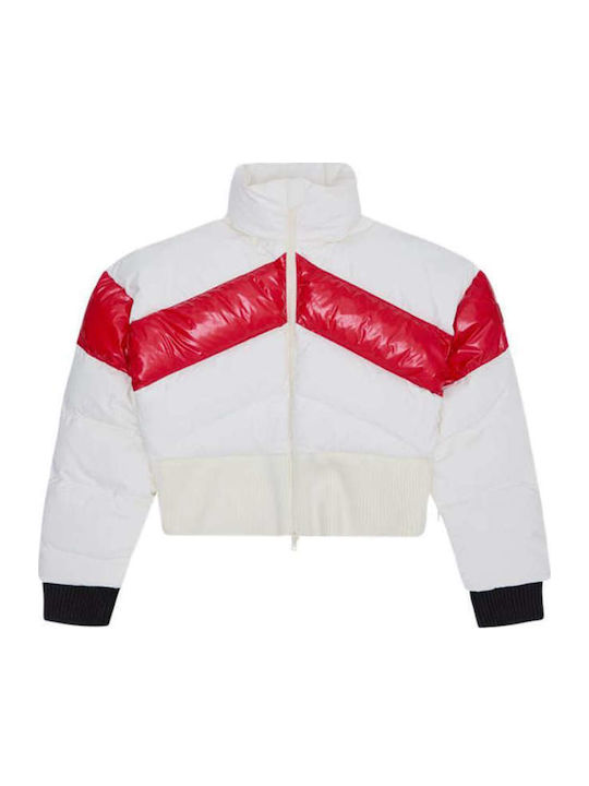 Sartoria Beurane Γυναικείο Μπουφάν για Χειμώνα Off White