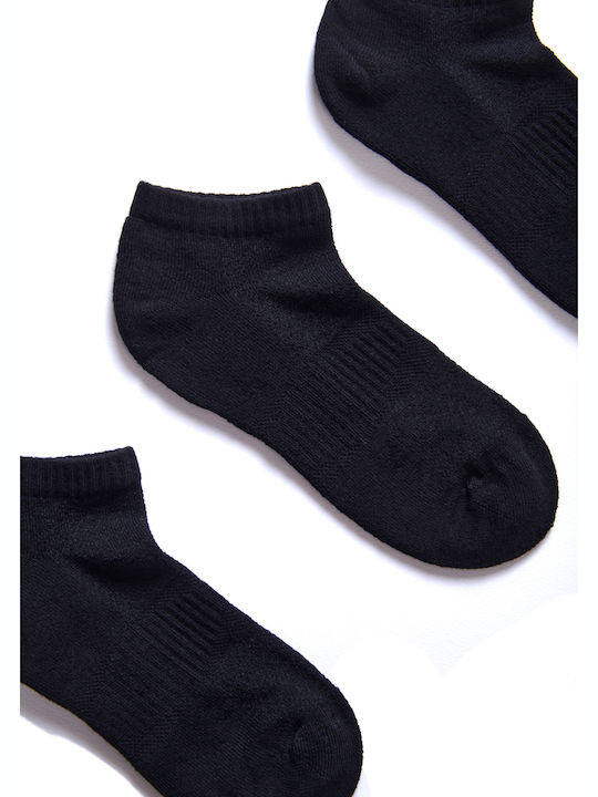Șosete Unisex Sportive Pachet Economic 3 Perechi Negre