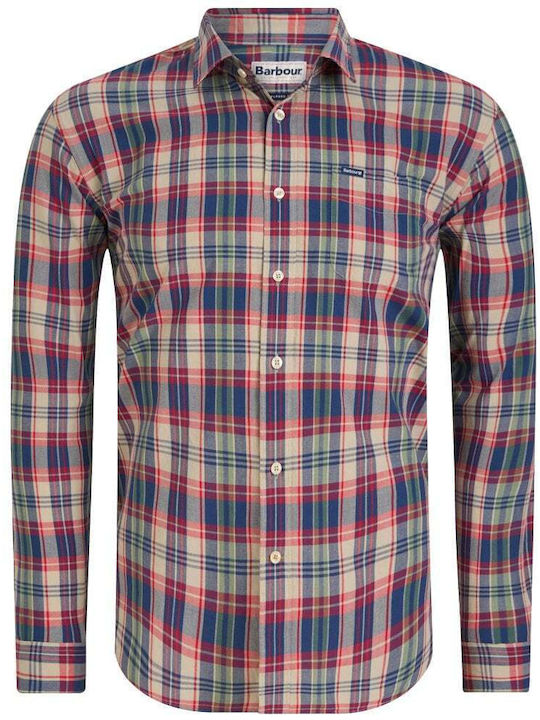 Clifton Madras Long-sleeved Shirt Red