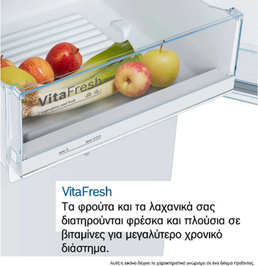 Frigider cu o ușă 346lt Î186xL60xA65cm. Inox KSV36CIDP