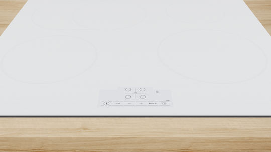 Bosch Serie 4 Επαγωγική Εστία Αυτόνομη με Λειτουργία Κλειδώματος 59.2x52.2εκ. Λευκή