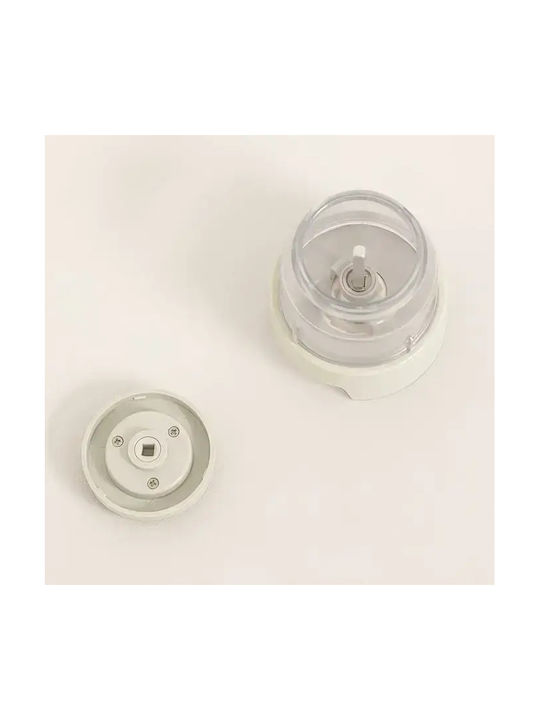 Create Set Rasnițe Electrice Ceramice Pentru Condimente Gri 8.8cm 4 Bucăți