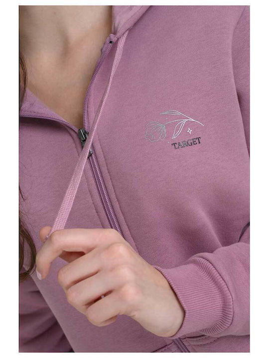 Women's Sweatshirt Jacket Hooded Floral