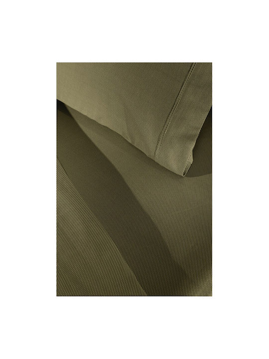 Guy Laroche Cotton Duvet Cover Super King 255x245 Minimal Khaki