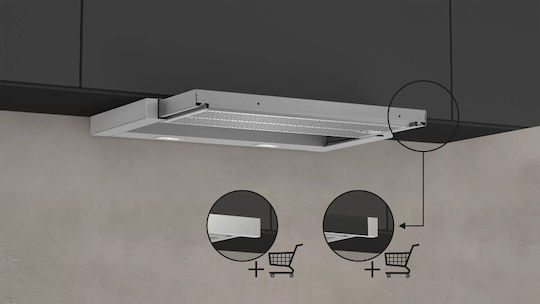 Neff Sliding Vent Hood 60cm Inox
