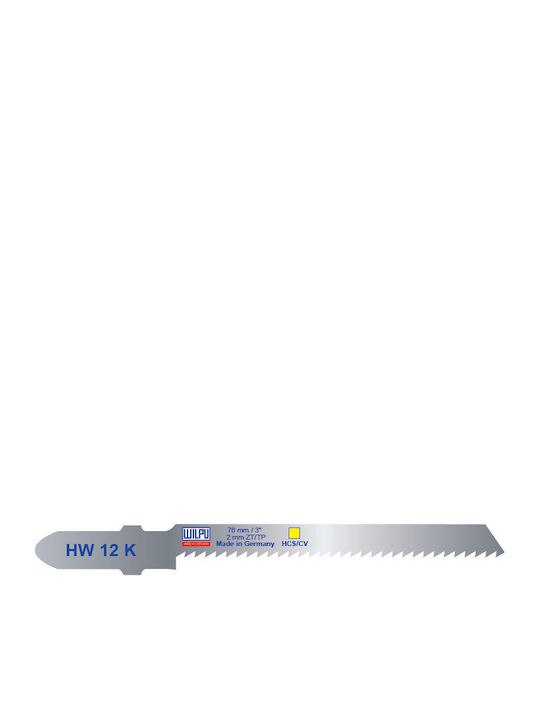 Lama Fierăstrău Verticală Hw 12 K Hcs Cv Coada T Lemn 5 Bucăți Dimensiune 76.5 X 7.8 X 1.0 Mm