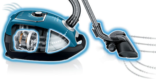 Bosch BGL7EXCL Ηλεκτρική Σκούπα 850W με Σακούλα 5lt Μπλε