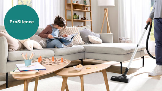 Bosch BGL41SIL1H Ηλεκτρική Σκούπα 700W με Σακούλα 4lt Λευκή