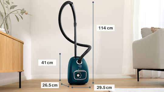 Bosch BGL41FAM1H Vacuum Cleaner 700W Bagged 4lt Blue