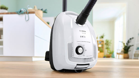 Bosch BGL38WH2 Ηλεκτρική Σκούπα 600W με Σακούλα 4lt Λευκή