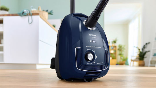 Bosch BGB38BU3H Ηλεκτρική Σκούπα 600W με Σακούλα 4lt Μπλε