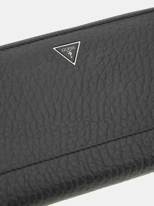 Billfold Δερμάτινο Ανδρικό Πορτοφόλι Καρτών Μαύρο