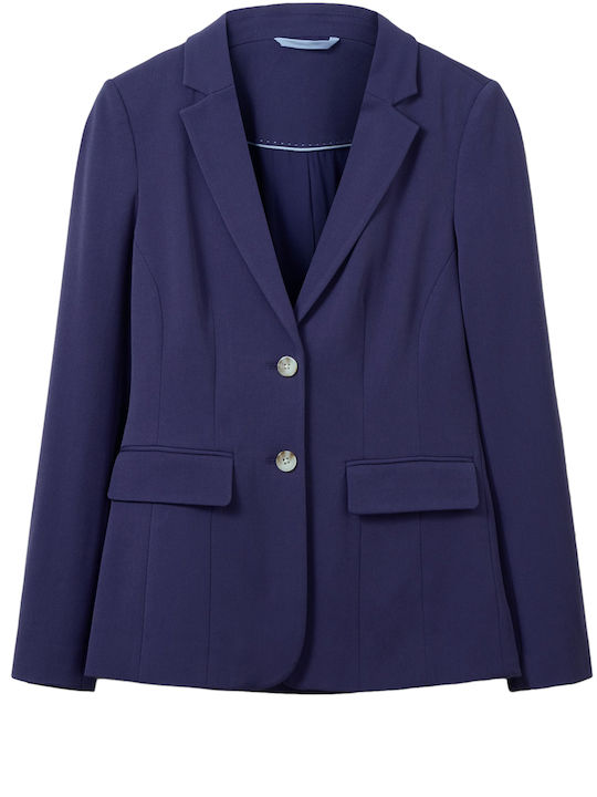 Tom Tailor Damen Blazer Marineblau