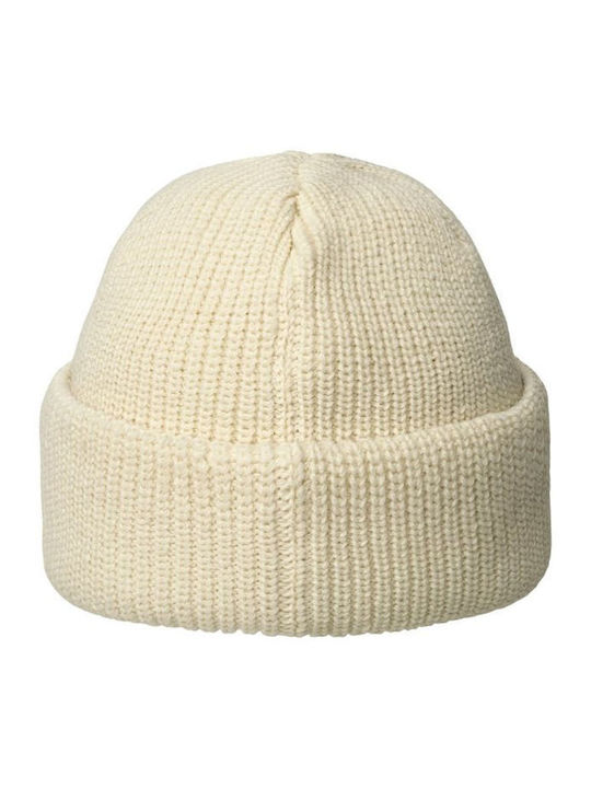 Beanie Unisex Beanie Knitted in White color