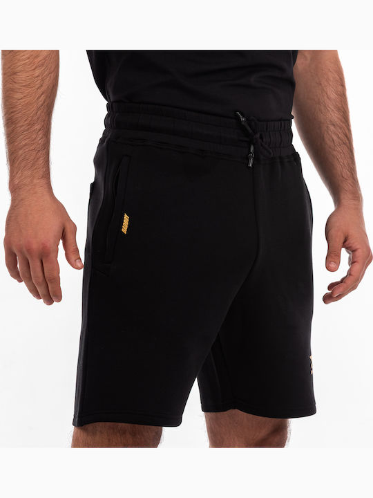 Αθλητική Ανδρική Βερμούδα Black/gold