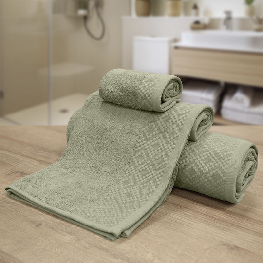 Lino Home Bath Towel Set 3pcs Serapha Lemon Weight 450gr/m²