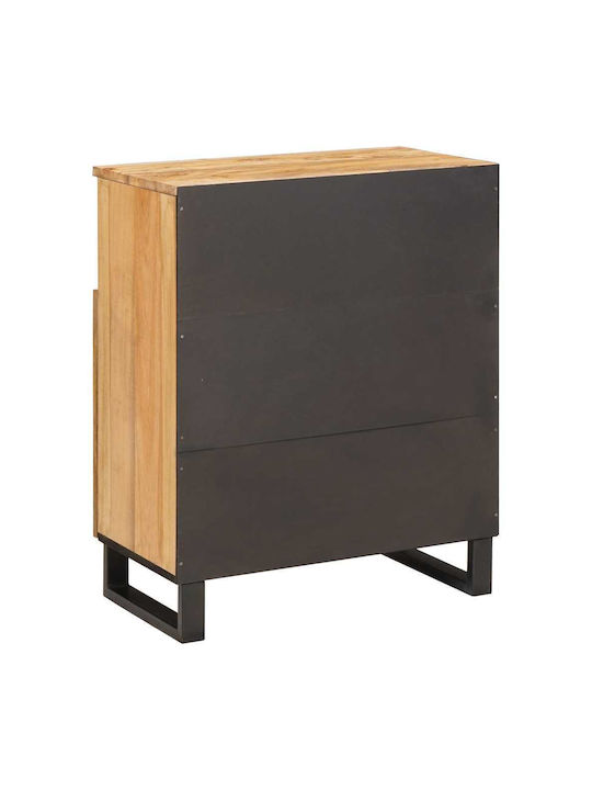 Sideboard made of Wood Coffee 60x33.5x75cm