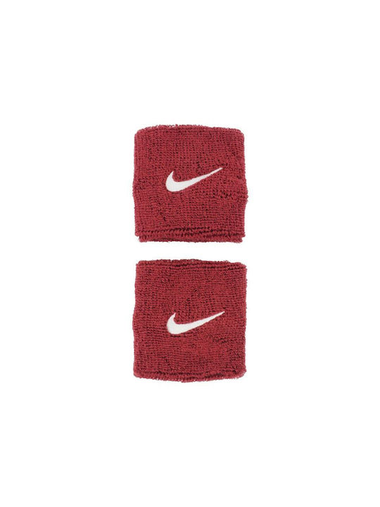 Nike Swoosh Athletic Wristbands Brown
