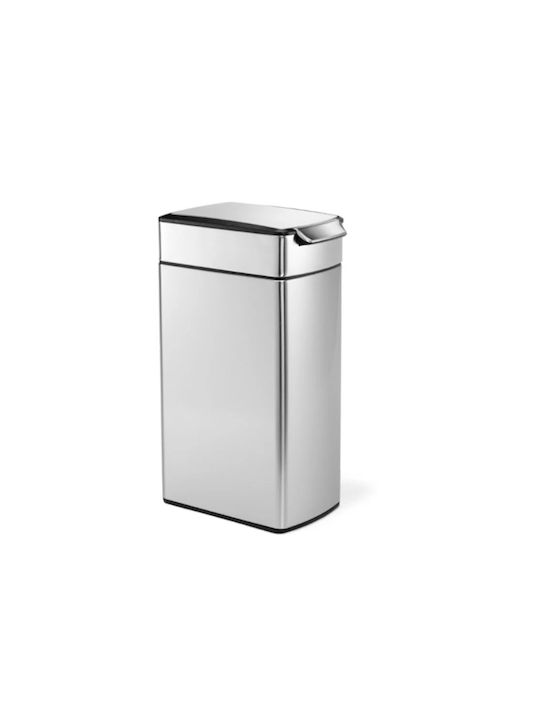 Simplehuman Κάδος Απορριμμάτων Πλαστικός Push 40lt