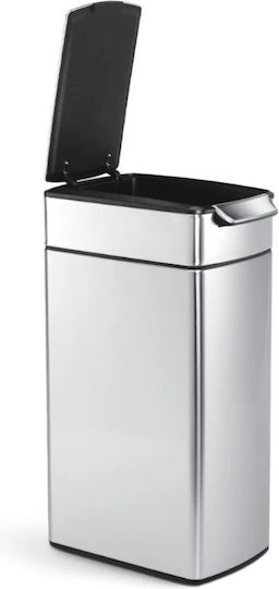 Simplehuman Kunststoff Mülleimer Drücken 40l