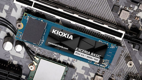 Kioxia Exceria Basic SSD 1TB M.2 Type with PCI Express 4.0 Connection PS5 Compatible LSF10Z001TG8