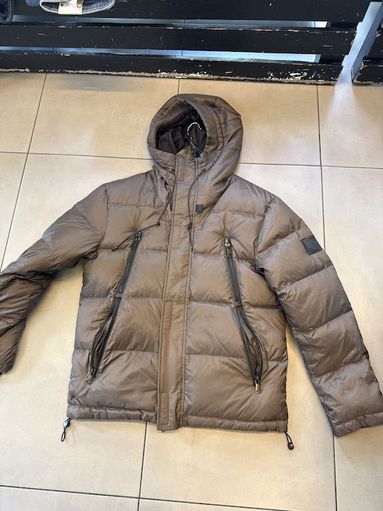 Jacket Puffer Brown