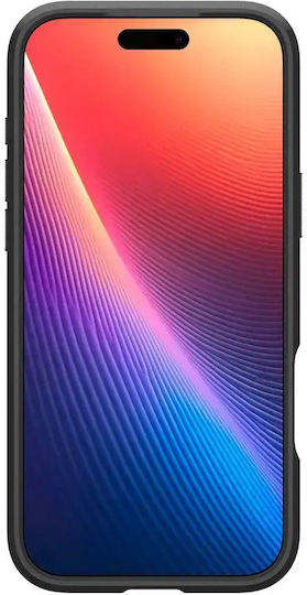 Spigen Optik Umschlag Rückseite Silikon / Kunststoff Schwarz (iPhone 17 Pro)