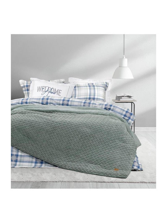 Nima Комбинирано одеяло Полутора 180x240бр Muffle Smoky Green 720 г/м²Gsm