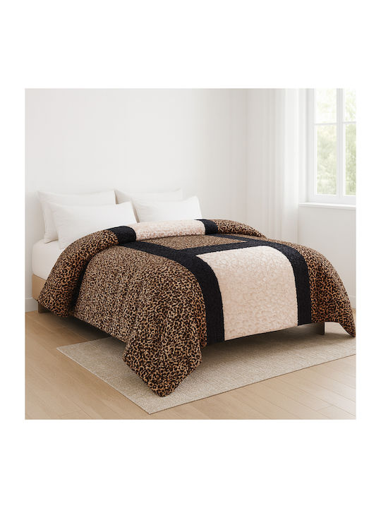 Saray Home Duvet Cover Queen 220x240cm Animal Print Vison 300 GSMGsm