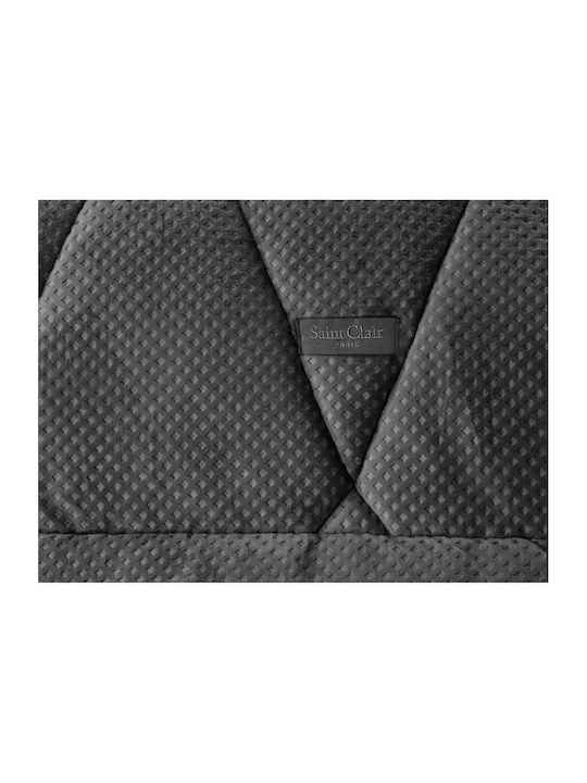 Saint Clair Duvet Cover Queen 220x240cm Carbon 660 GSMGsm