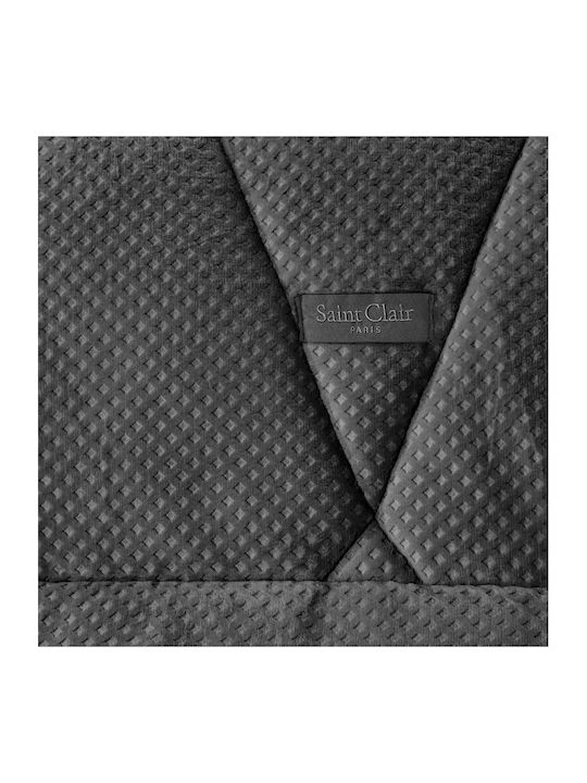 Saint Clair Duvet Cover Queen 220x240cm Carbon 660 GSMGsm