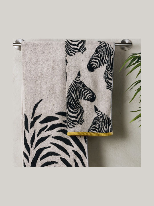 Kentia Bath Towel Set 2pcs Zaza Beige Weight 550gr/m²