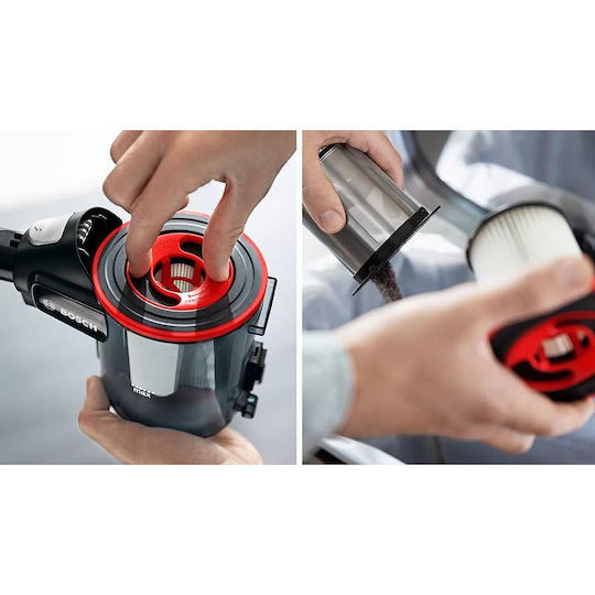 Bosch Unlimited 7 Επαναφορτιζόμενη Σκούπα 2 σε 1 Stick & Χειρός 18V Μαύρη