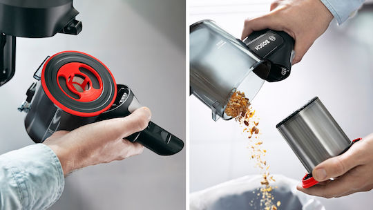 Bosch Unlimited 7 Επαναφορτιζόμενη Σκούπα 2 σε 1 Stick & Χειρός 18V Μαύρη