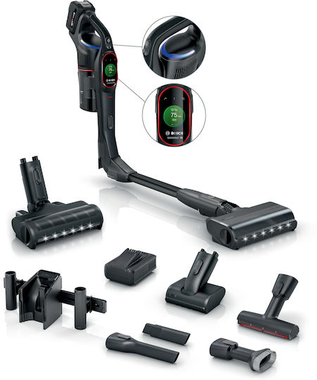 Bosch Unlimited 10 ProPower Επαναφορτιζόμενη Σκούπα 2 σε 1 Stick & Χειρός 18V Μαύρη