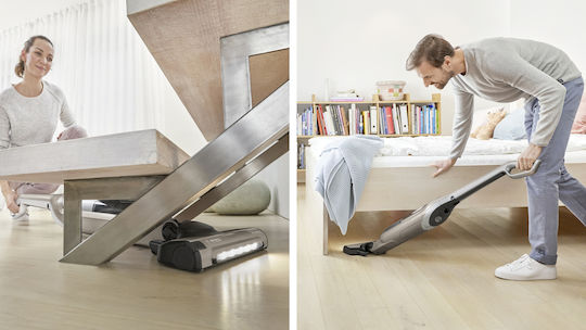 Bosch Flexxo Gen2 Прахосмукачка 2 в 1 Stick & Ръчна Сива