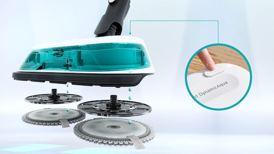 Bosch Unlimited 7 Прахосмукачка 2 в 1 Stick & Ръчна Тюркоазена