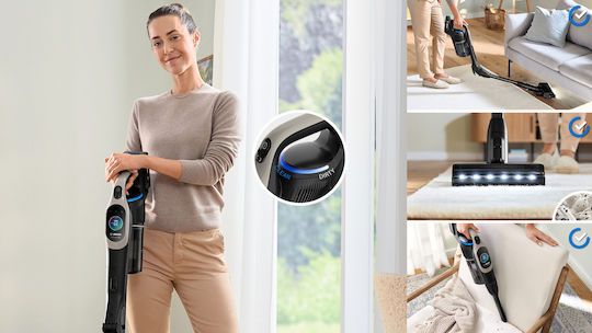 Bosch Unlimited 10 Reîncărcabilă Aspirator 2 în 1 Stick & De Mână 18V Neagră