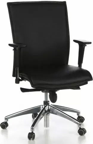 Hjh Оffice Murano Bürostuhl mit Einstellbaren Armen Beigefarbe