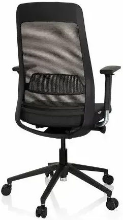 Hjh Оffice Chiaro Офис Стол С Регулируеми Подлакътници Черен/Тъмнозелен