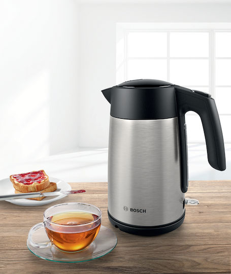 Bosch Kettle 1.7lt 2400W Inox-Black