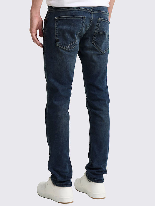 Ανδρικό Παντελόνι Τζιν Ελαστικό Dark Blue
