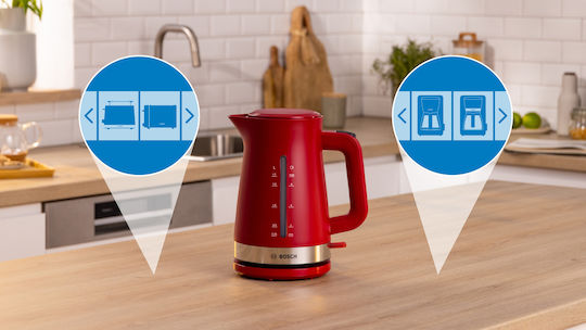 Bosch Mymoment Kettle 1.7lt 2400W Red
